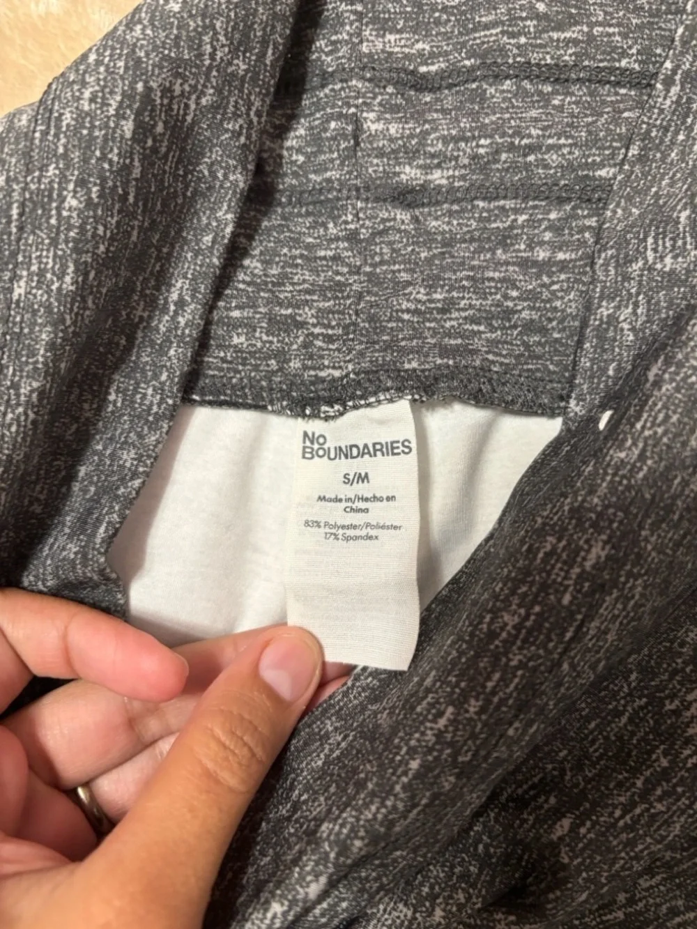 No Boundaries Charcoal Heather Lounge Joggers